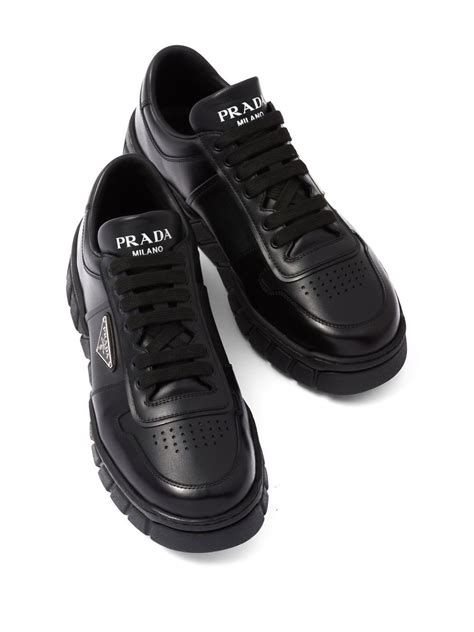 prada logo low top sneaker